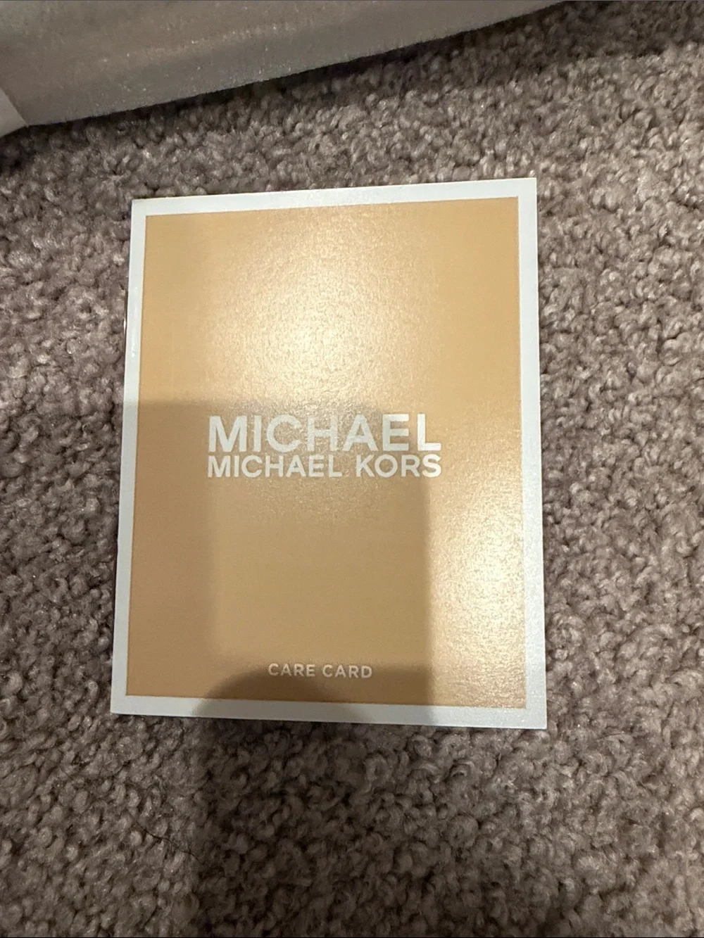 MICHAEL KORS Pale Pink Saffiano Leather Crossbody Bag